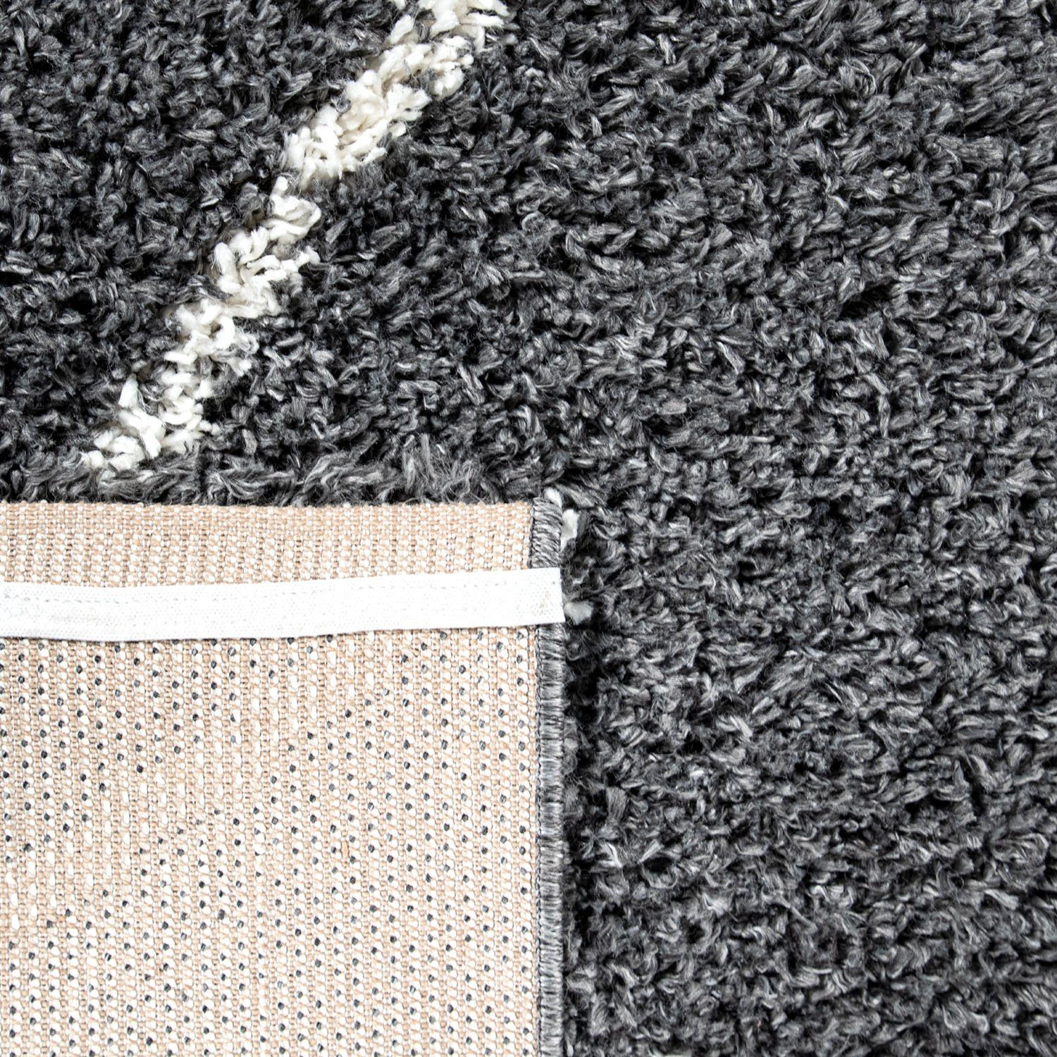 Paco Home Hochflor-Teppich "Kalmar 442" rechteckig 40 mm Höhe Scandi Design günstig online kaufen
