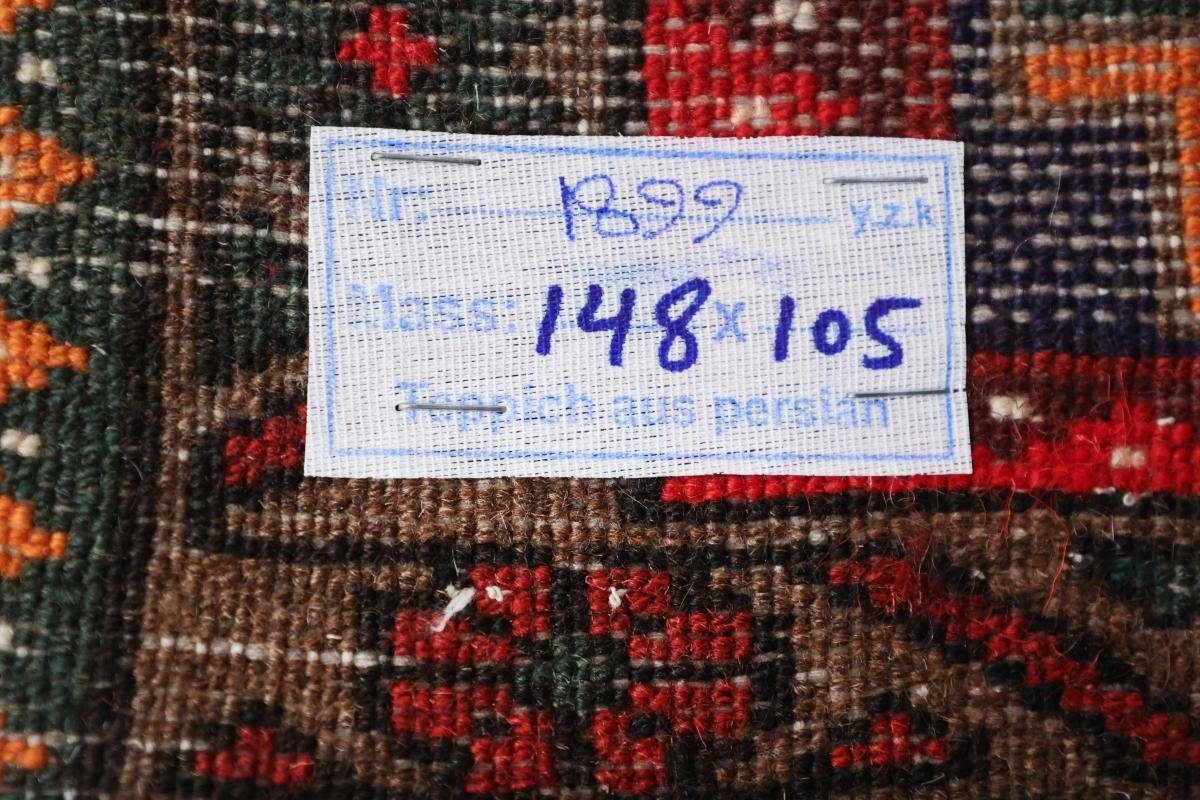 Orientteppich 12 Taleghan Orientteppich, mm Ghashghai Nain Handgeknüpfter Trading, Höhe: rechteckig, 104x149