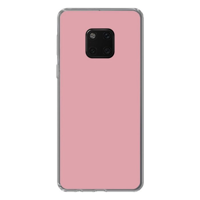 MuchoWow Handyhülle Rosa - Farben - Innenraum - Einfarbig - Farbe Handyhülle Huawei Mate 20 Pro Handy Case Silikon Bumper Case