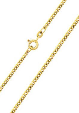 JEVELION Kette mit Anhänger Perlen Anhänger 333 Gold - Made in Germany (Goldanhänger, für Damen), Mit Kette vergoldet- Länge wählbar 36 - 70 cm.