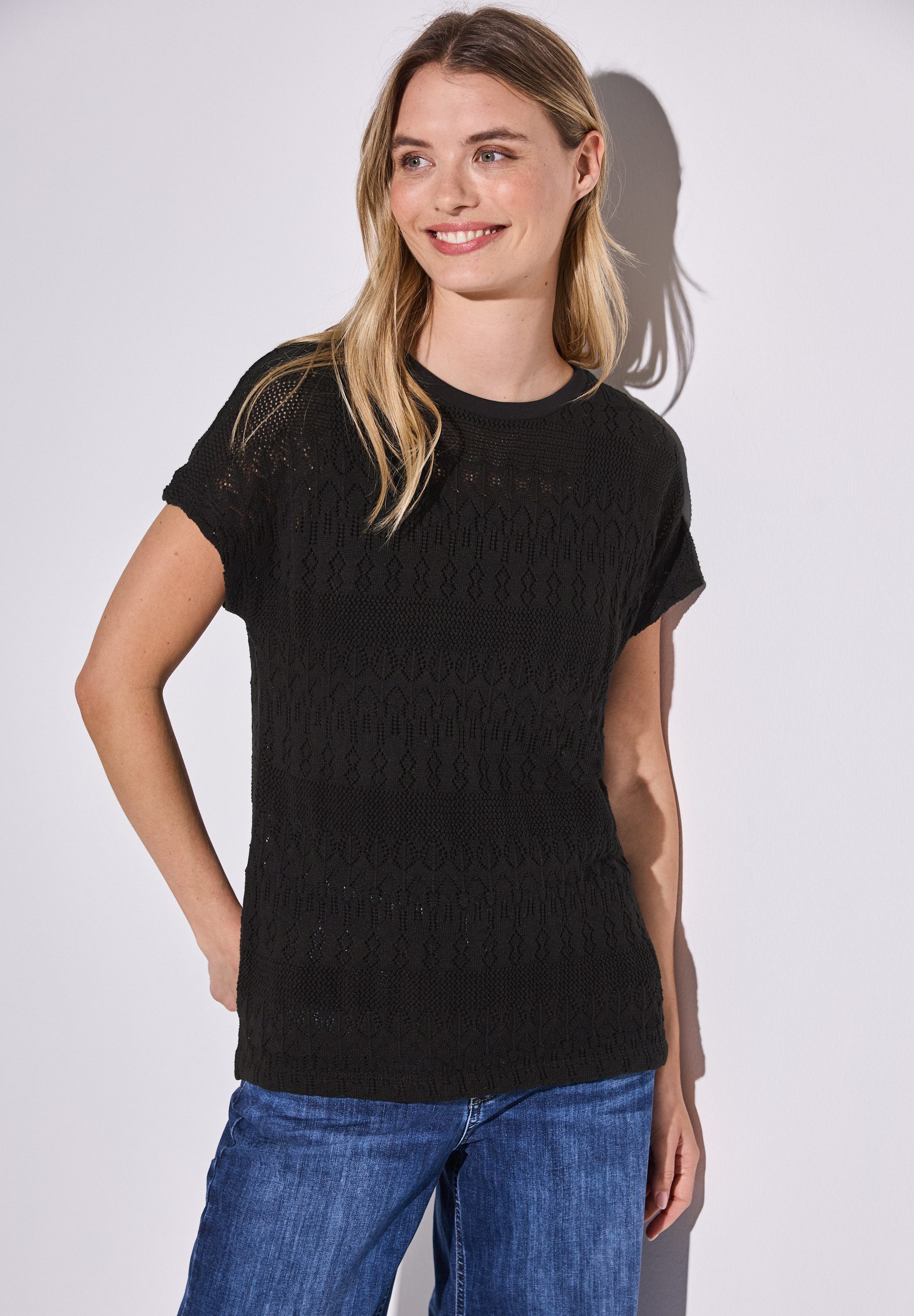 Kurzarmpullover