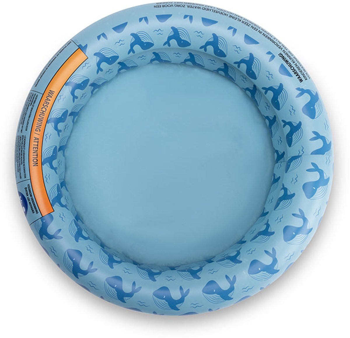 Swim Essentials Pool Swimming Baby Pool 60 cm Blue Whales 60 x 15 cm