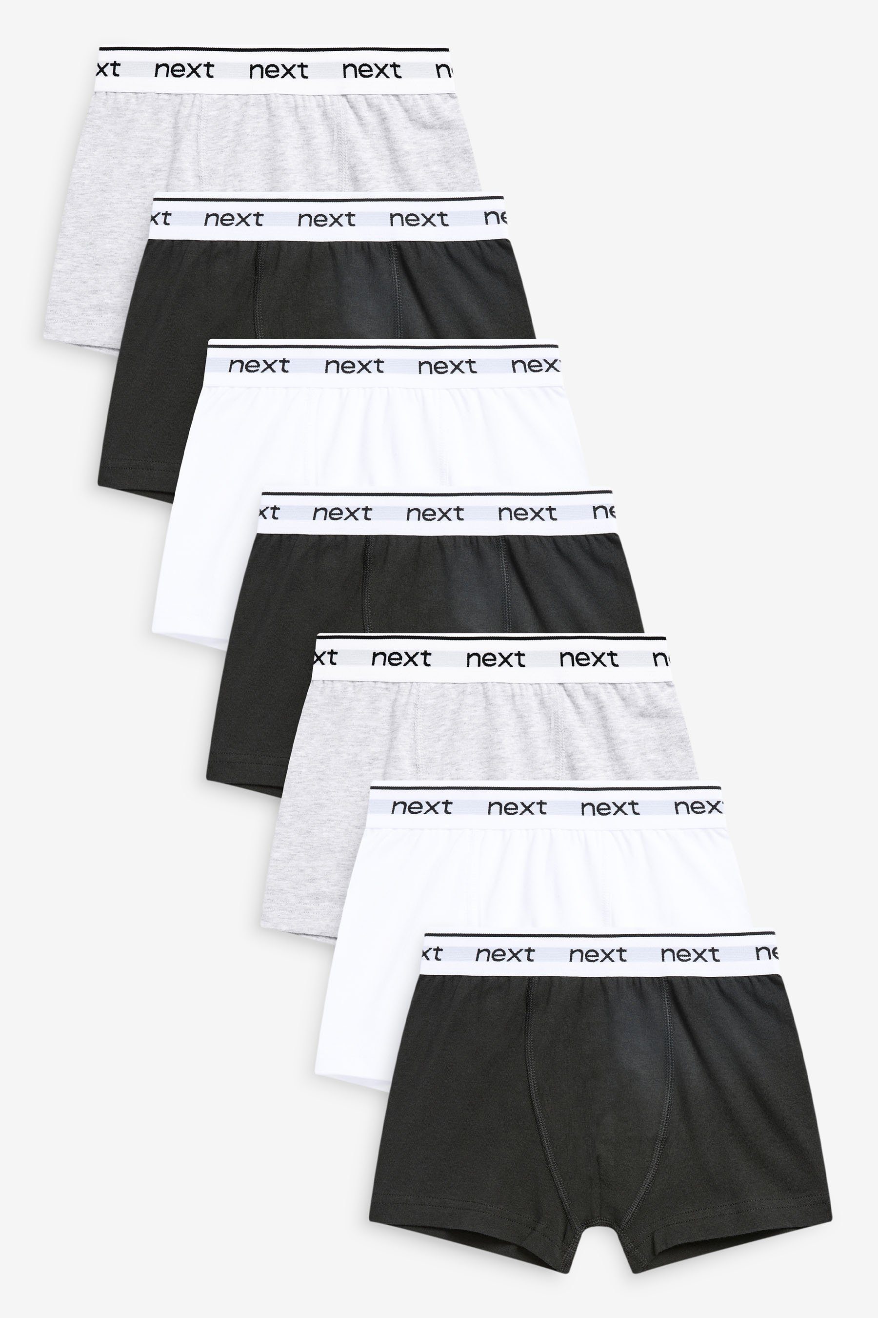 Next Trunk Unterhosen, 7er-Pack (7-St) Monochrome Waistband