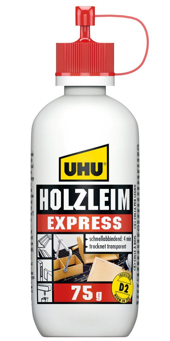 UHU Montagekleber Holzleim EXPRESS, 75 g