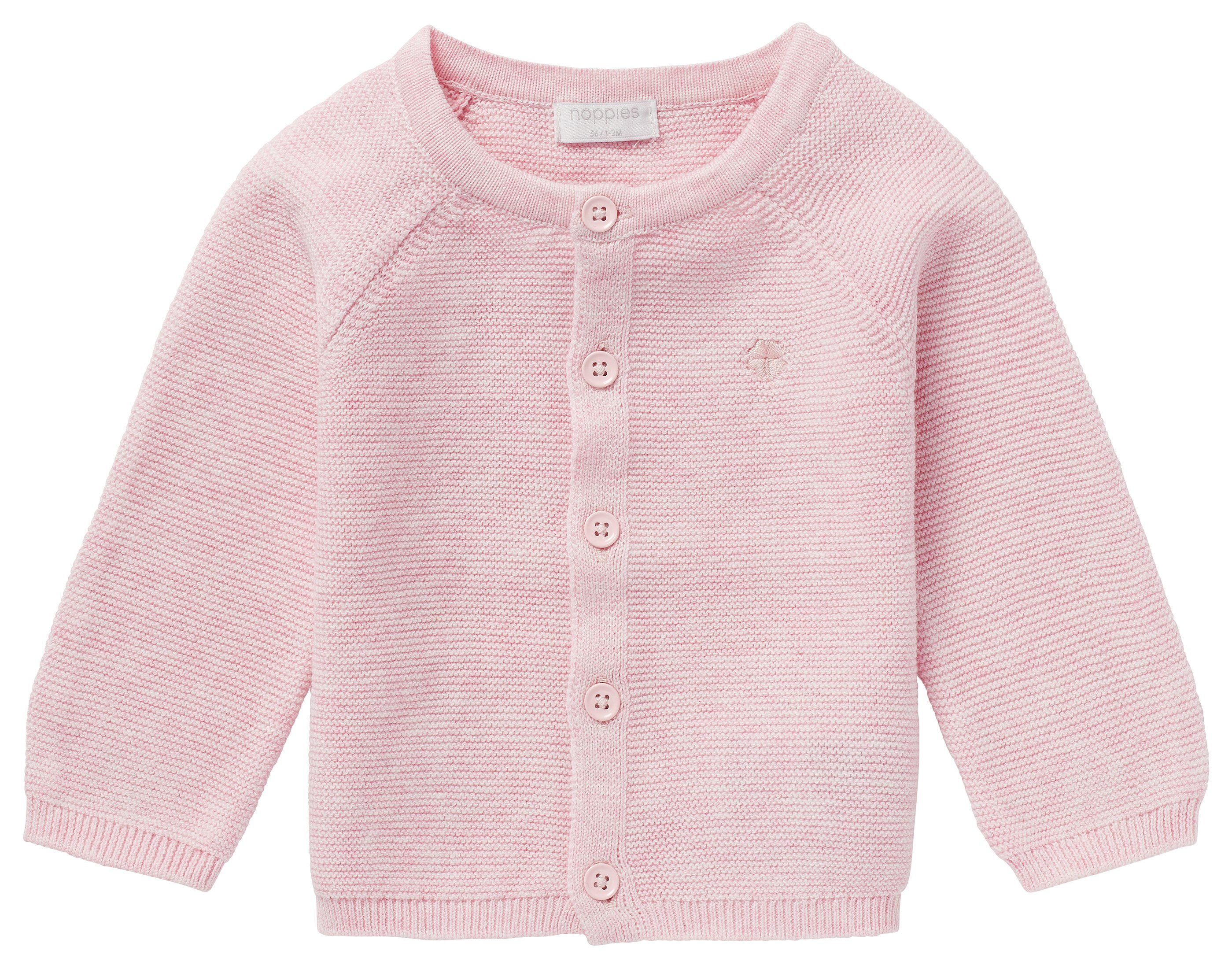 Cardigan Noppies Noppies Strickjacke Melange Rose (1-tlg) Naga Light