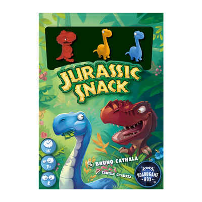 Board Game Box Spiel, Brettspiel »Board Game Box - Jurassic Snack + 3er Figurenset«