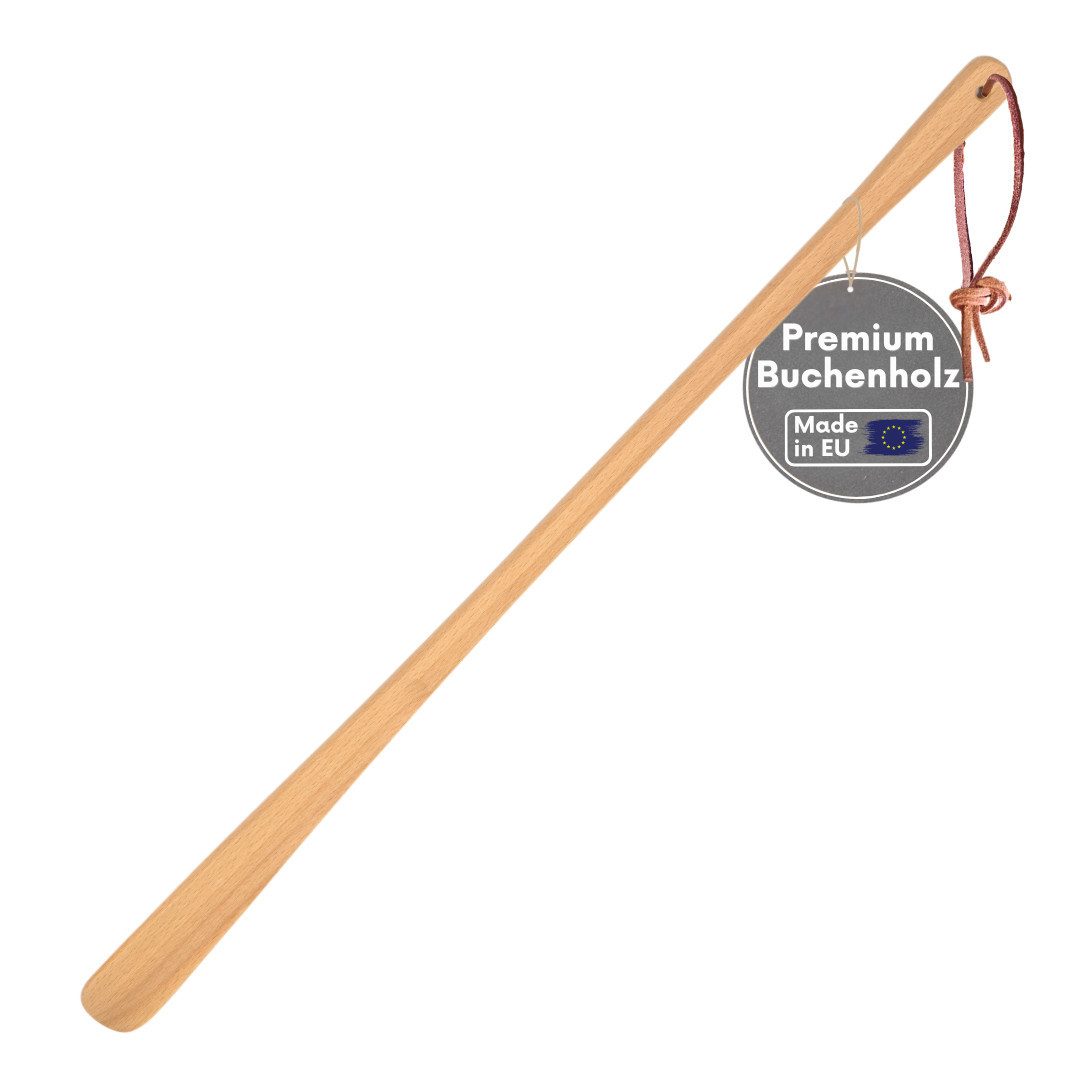 Topanbieter999 Schuhlöffel verschiedene Ausführungen aus hochwertigem Buchenholz, Made in EU