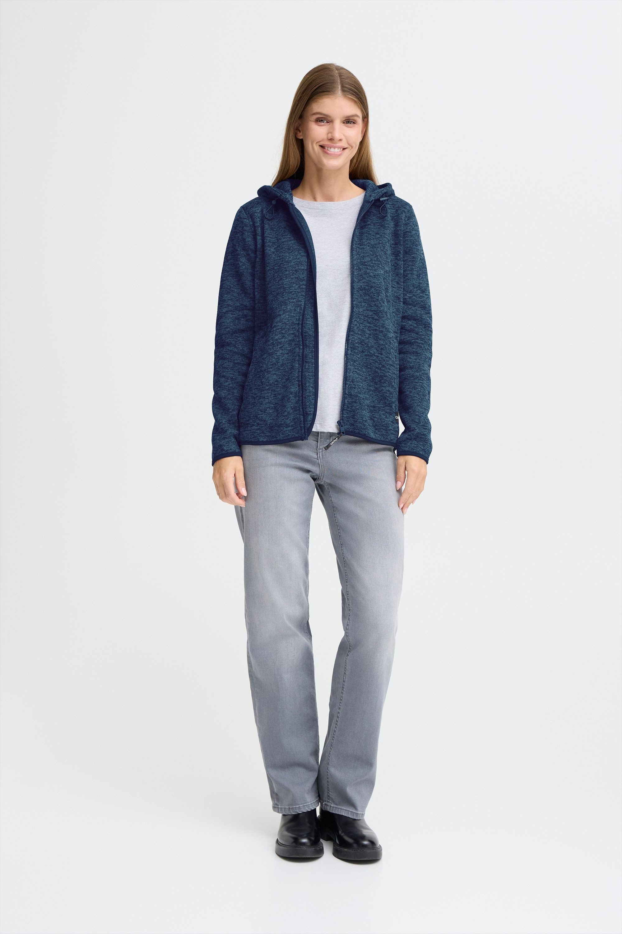 OXMO Fleecejacke OXElfe Gemütliche Fleecejacke