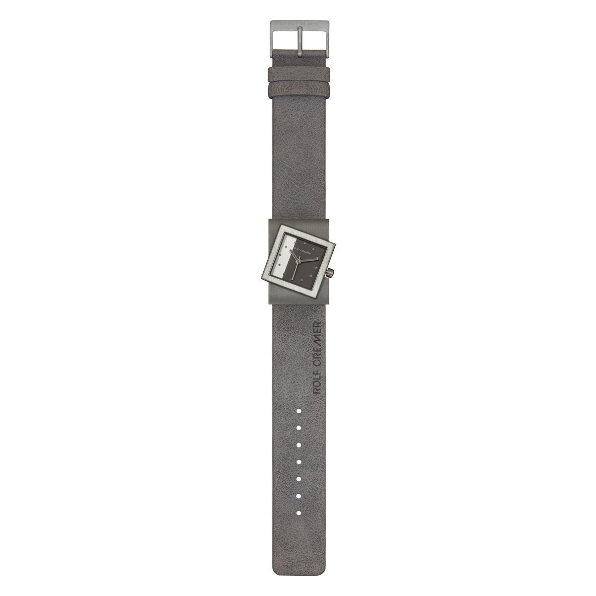 Rolf Cremer Quarzuhr Rolf Cremer Armbanduhr Turn S 507715 Leder grau, (1-tlg)