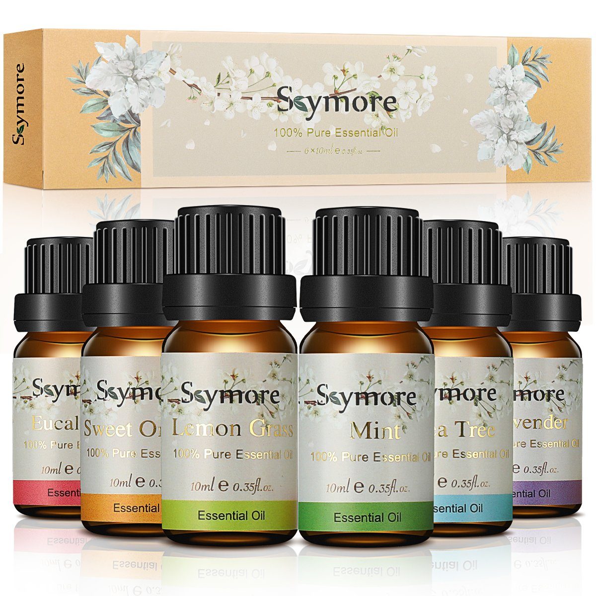 Skymore Duftöl Ätherische Öle (Ätherische Öle für ein harmonisches Leben, 6-St), Erholend, Stressabbauend, Inspirierend, Schlaffördernd