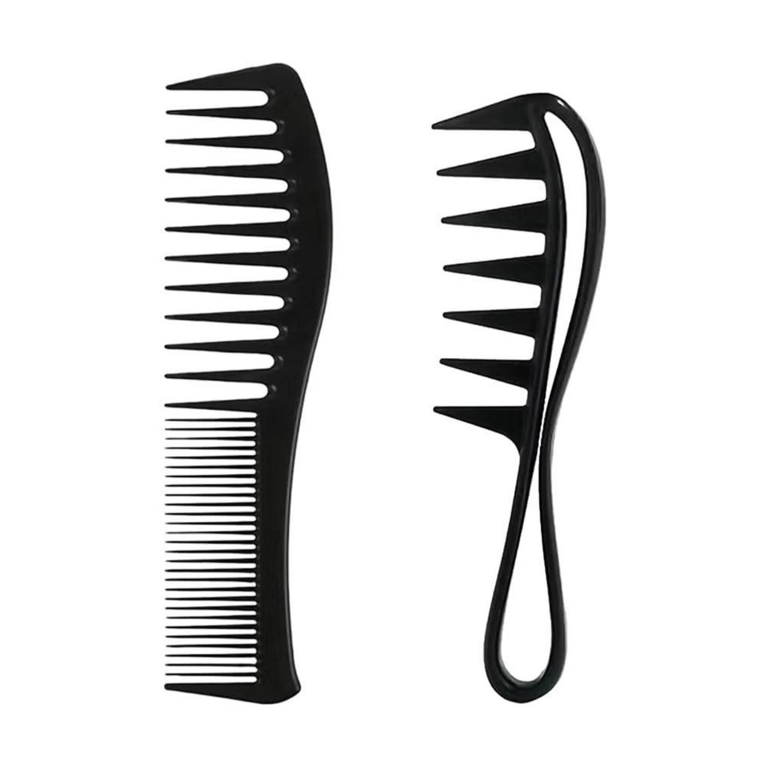 LuxusKollektion Haarkamm Haarkamm Set 2 Stück Breit/Fein gezahnt