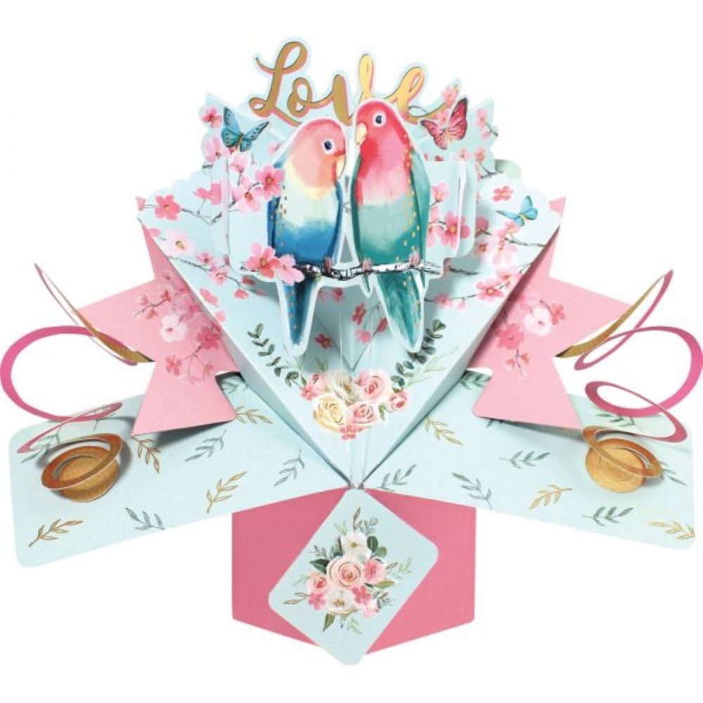 Grußkarten Grußkarte PopUp 'Love' Love Birds