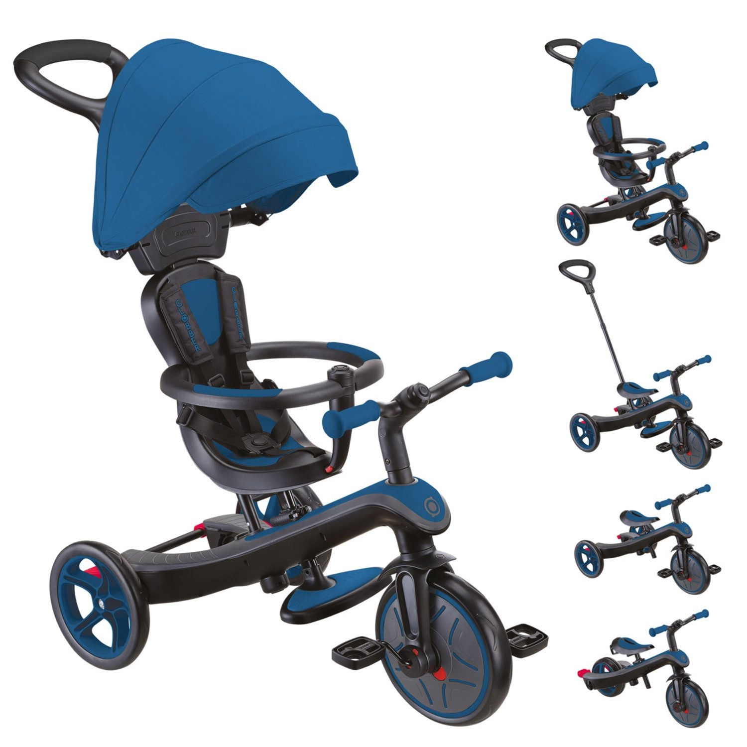 Globber Dreirad 634-100 GLOBBER EXPLORER TRIKE 4in1 blau