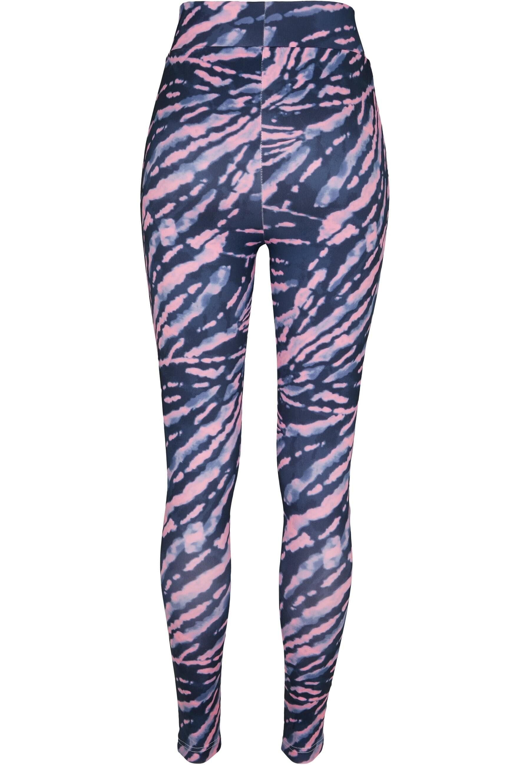 URBAN CLASSICS Leggings Urban Classics Damen Ladies High Waist Tie Dye Leggings (1-tlg)