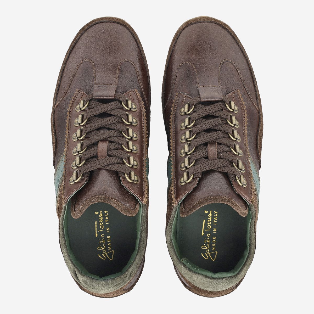 Galizio Torresi Galizio Torresi 415568 V70843, Sneaker, Braun kombiniert, Herren Sneaker