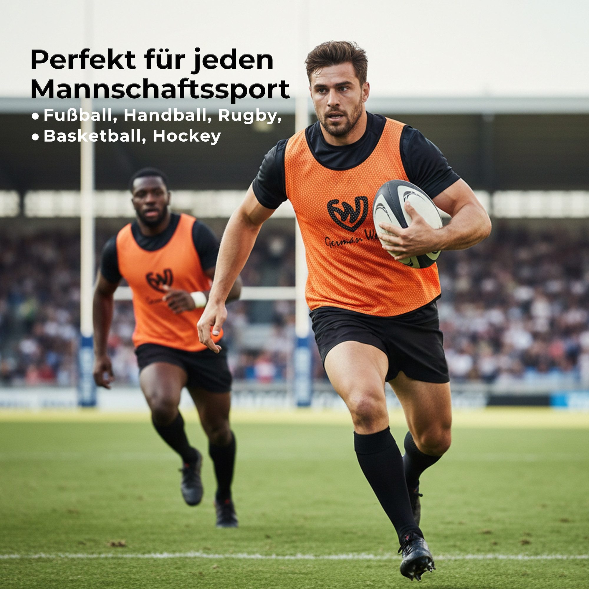 German Wear Trainingsleibchen GWLB01 10er Pack (Spar-Set, 10er Pack) 10x German Wear Fußball Leibchen Trainingsleibchen