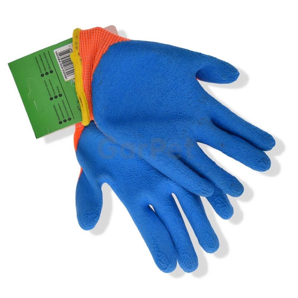 GarPet Gartenhandschuhe Kinder Schutzhandschuhe Latex Garten Handschuhe Arbeitshandschuhe (1-St)