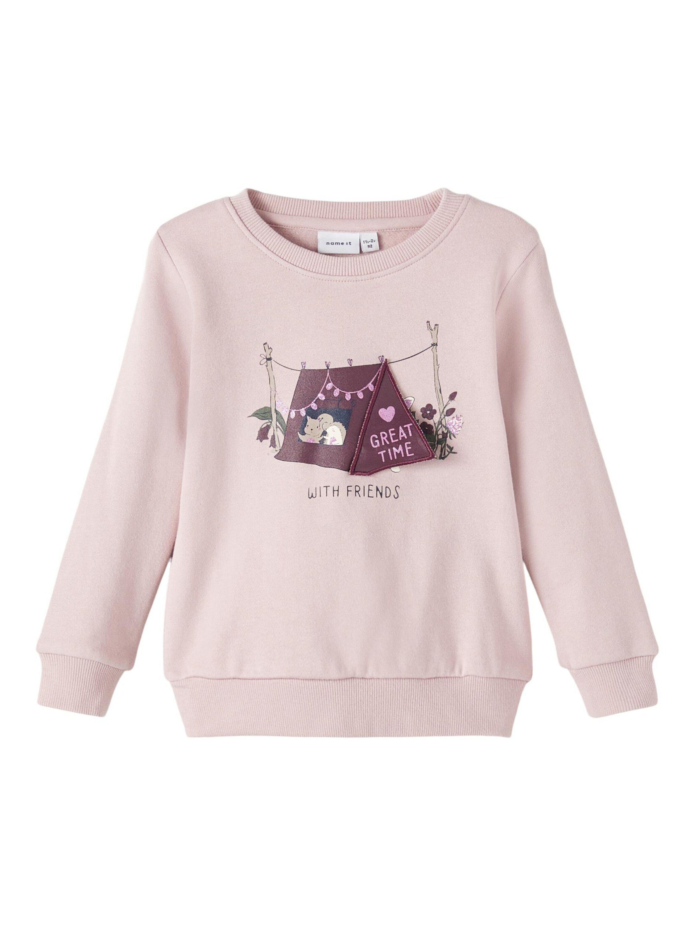 Nida It (1-tlg) Sweatshirt Name Stickerei