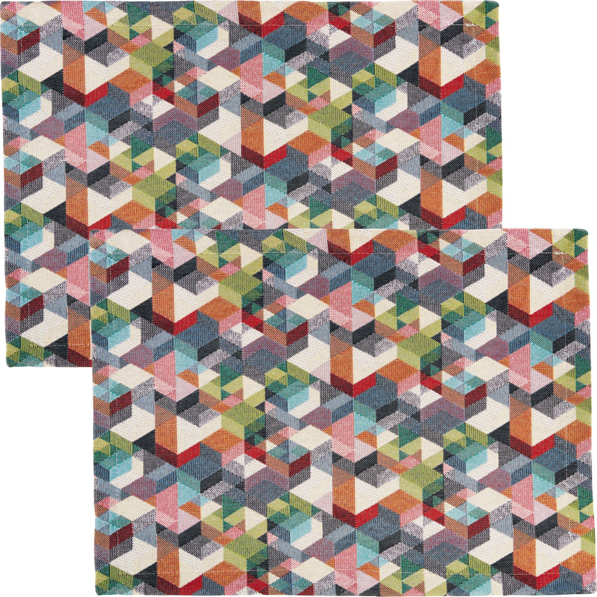Platzset Tischset "Cubes" im 2er-Pack