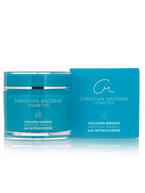Christian Materne Feuchtigkeitscreme Hyaluron Wonder Miracle Moisture 24h Intensicvreme 1, 1-tlg., für strahlend schöne und gestraffte Haut
