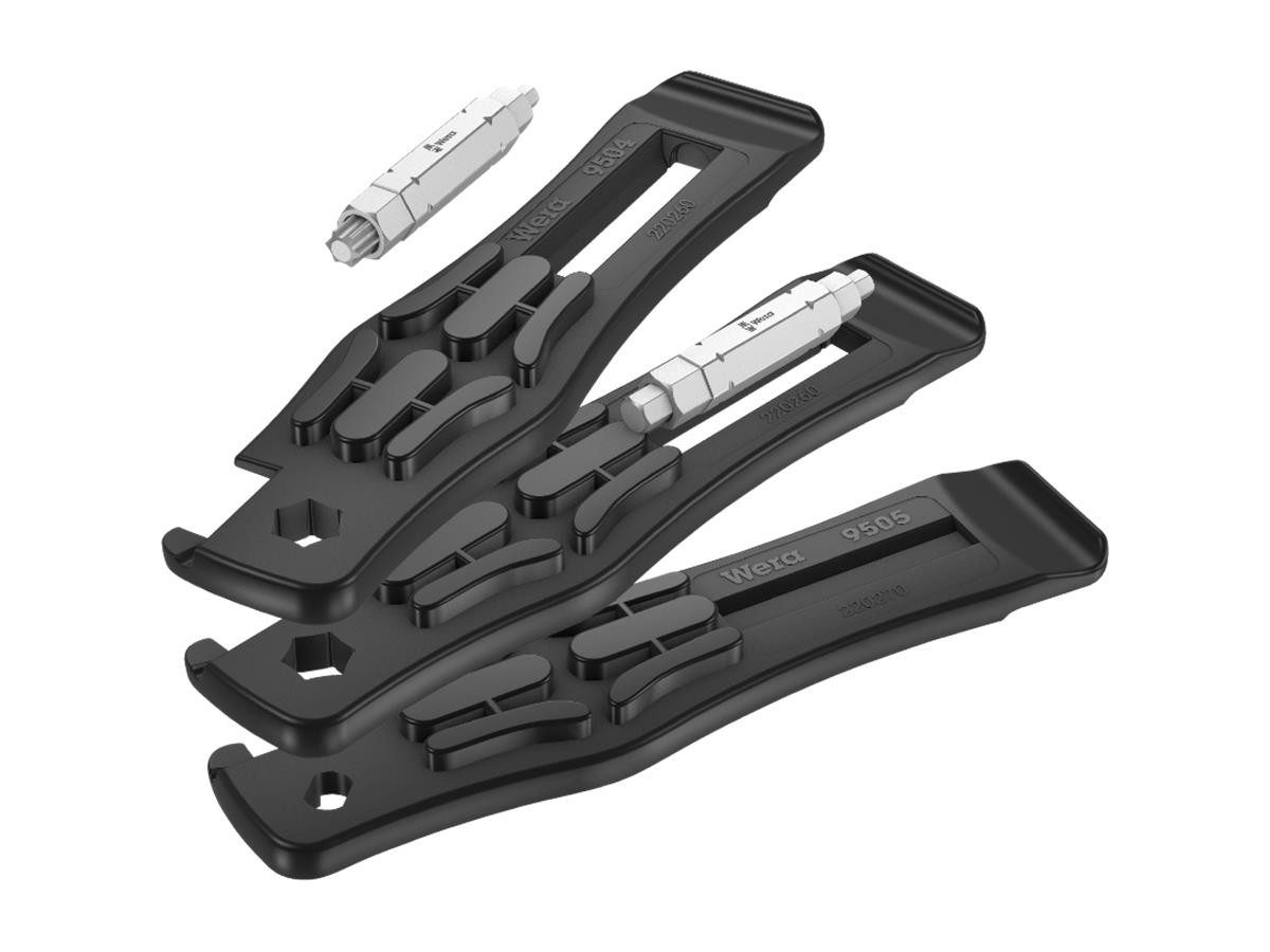 Wera Bit-Set Bicycle Set 15, Set, Sechskantaufnahme ermöglicht ein Drehmoment von bis zu 10 Nm