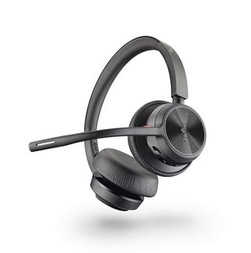 Poly Voyager 4320 UC Stereo USB-C Teams Wireless-Headset (Noise-Cancelling, Stummschaltung, Bluetooth, Stereo Bluetooth Kopfhörer, Noise Canceling)