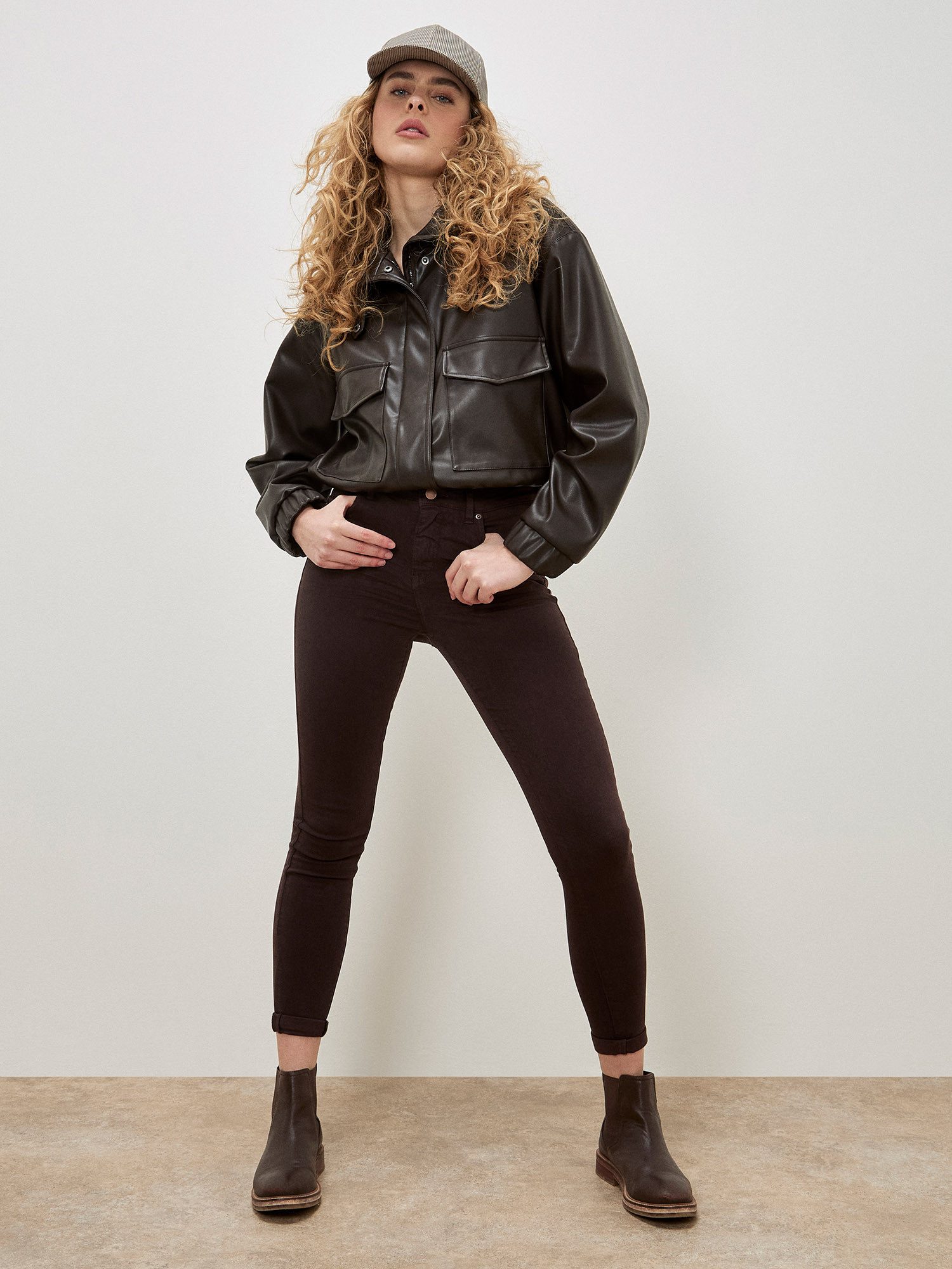 Apricot Skinny-fit-Jeans Skinny-Jeans in unifarben