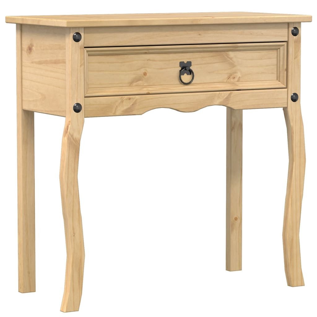 vidaXL Beistelltisch Konsolentisch Corona 73x35x73 cm Massivholz Kiefer (1-St)
