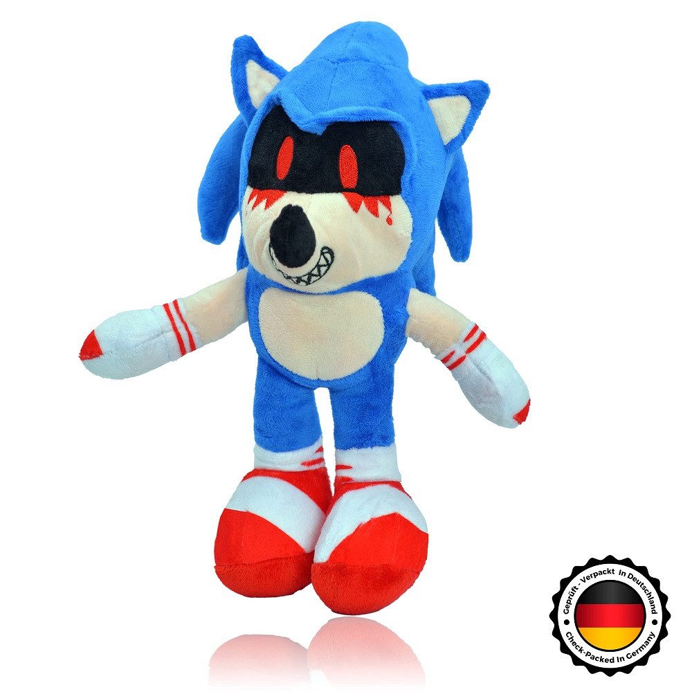 Wiztex Kuscheltier Sonic Kuscheltier Böser Horror Ausgestopftes animiertes Spielzeug