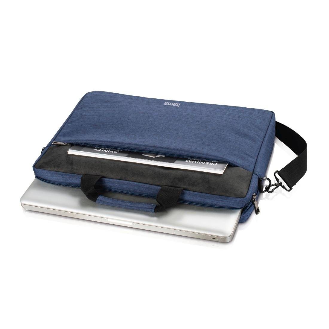 Hama (14,1), Laptop-Tasche 36 bis Tasche Dunkelblau Notebook "Tayrona", Laptoptasche cm