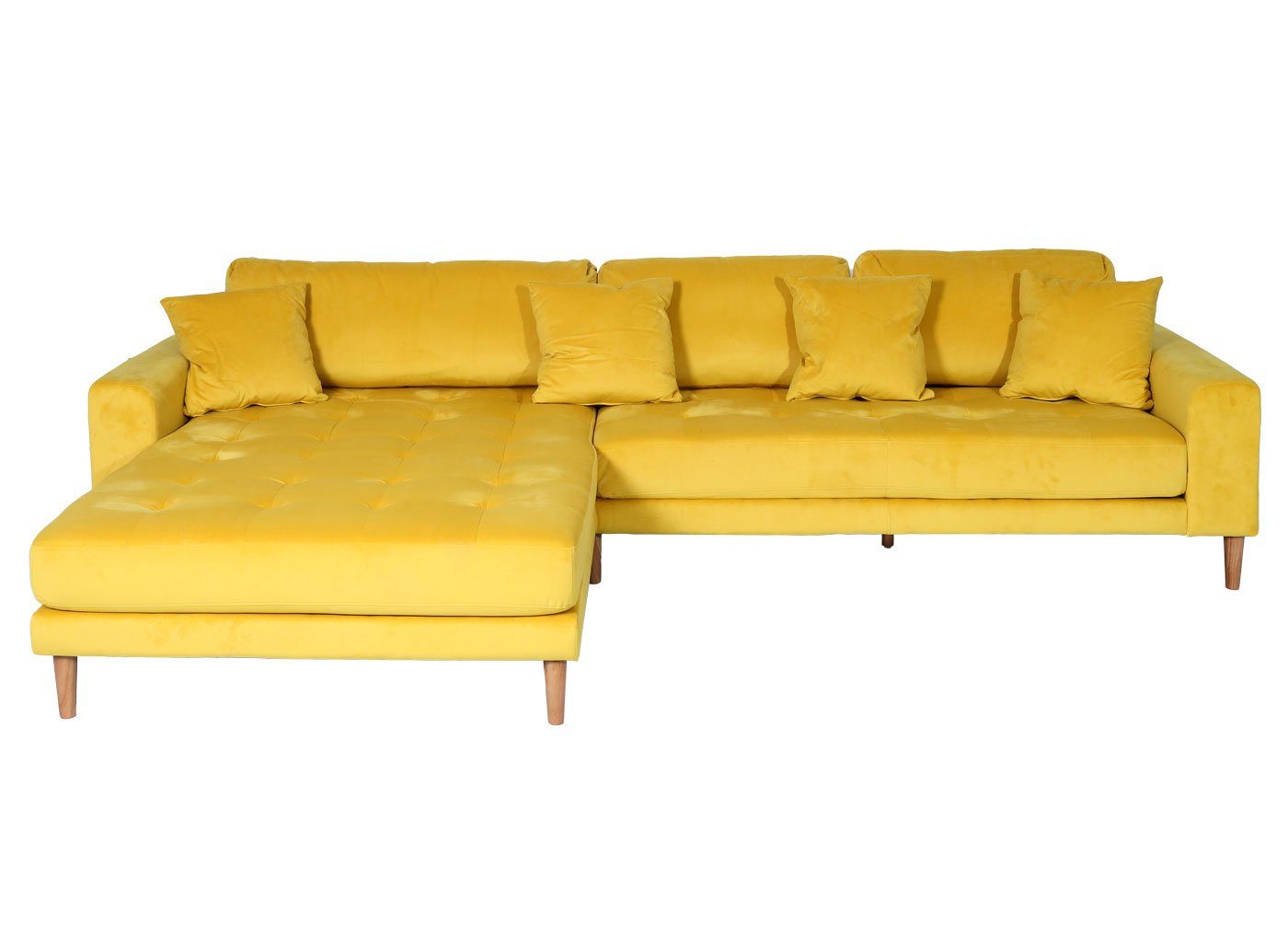 MCW 1 Ecksofa Breite Moderner MCW-J54, gelb Liegefläche | Teile, Lounge-Stil, Extradicke Sitzpolsterung, gelb