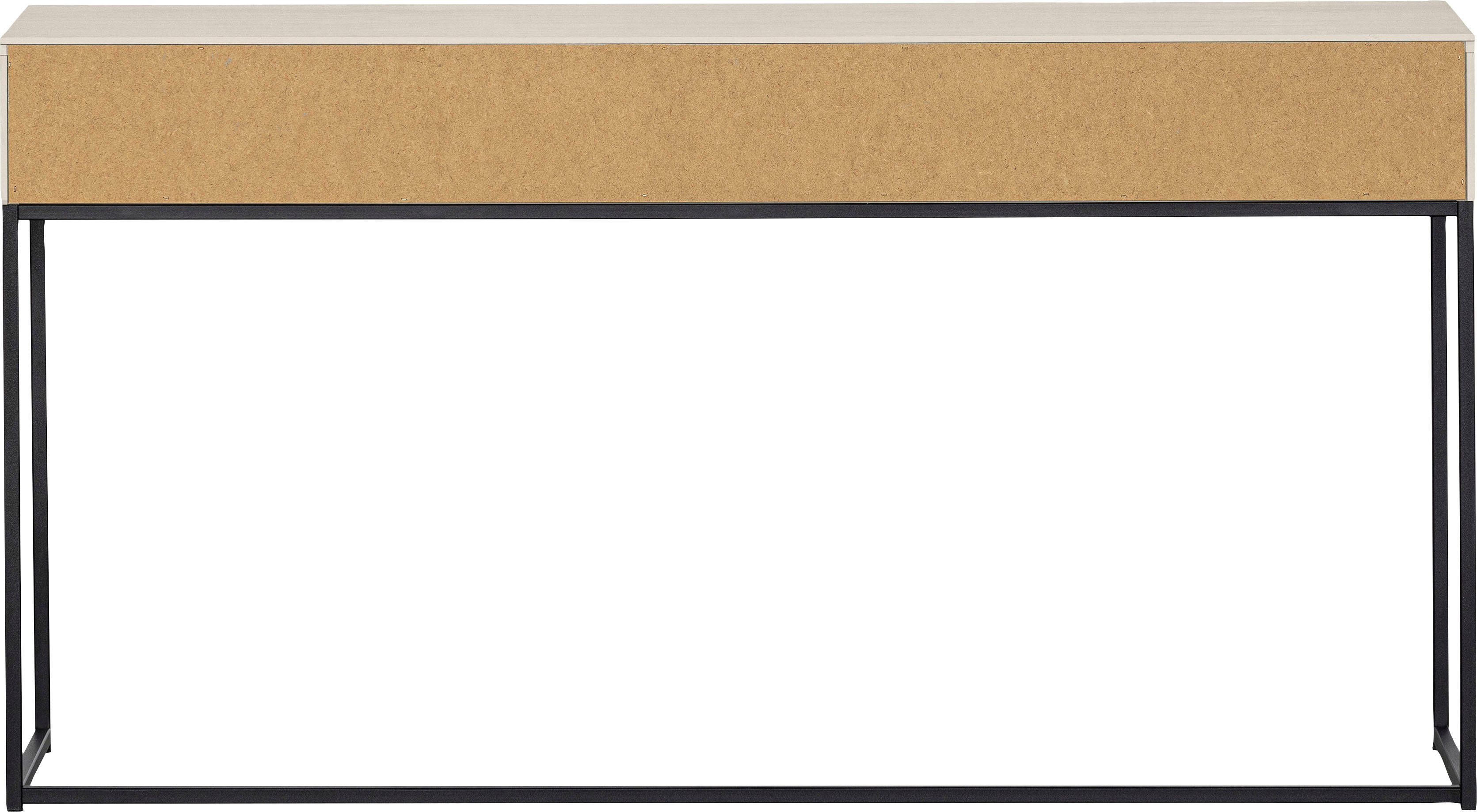 WOOOD Konsolentisch Silas, viel Stauraum, zwei Schubladen, H 74 cm x B 140 cm