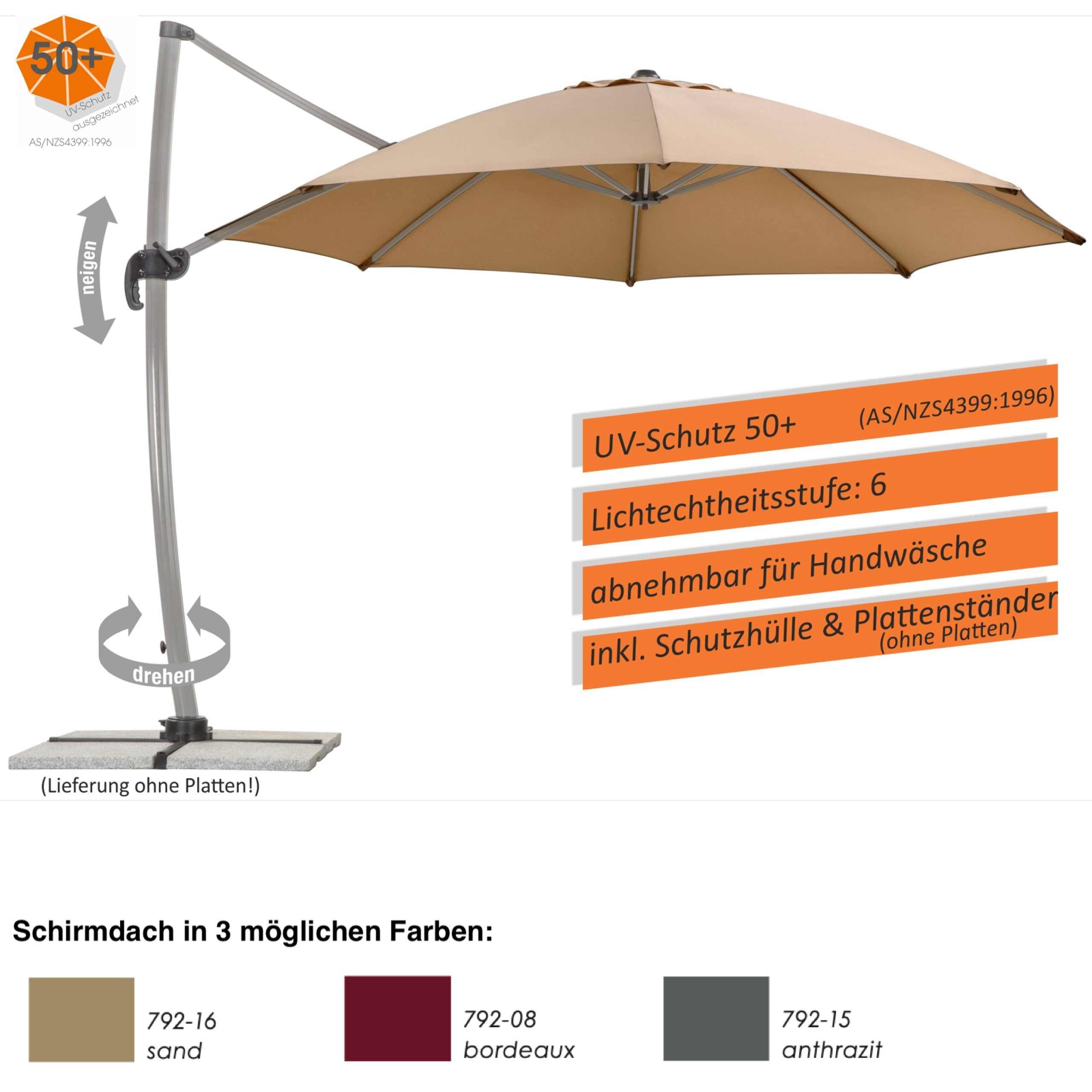 Schneider Schirme Sonnenschirm Schneider Schirme Rhodos Rondo