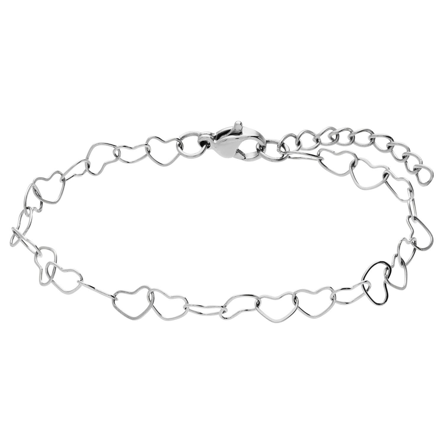 LUCARDI Armband Armband - Stahl - Silber - Damen