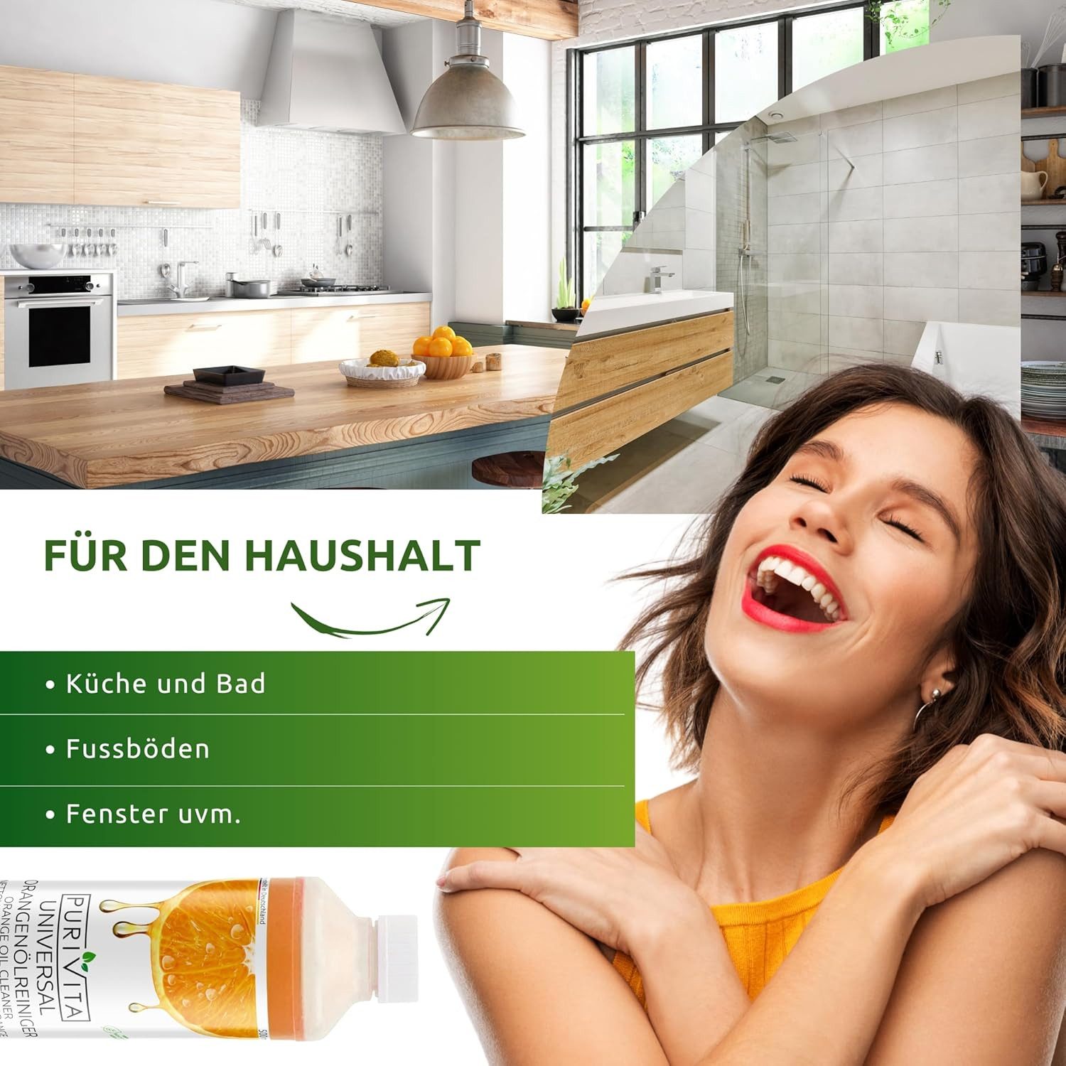 Purivita PURIVITA - Orangenölreiniger Konzentrat 500 ml Universalreiniger