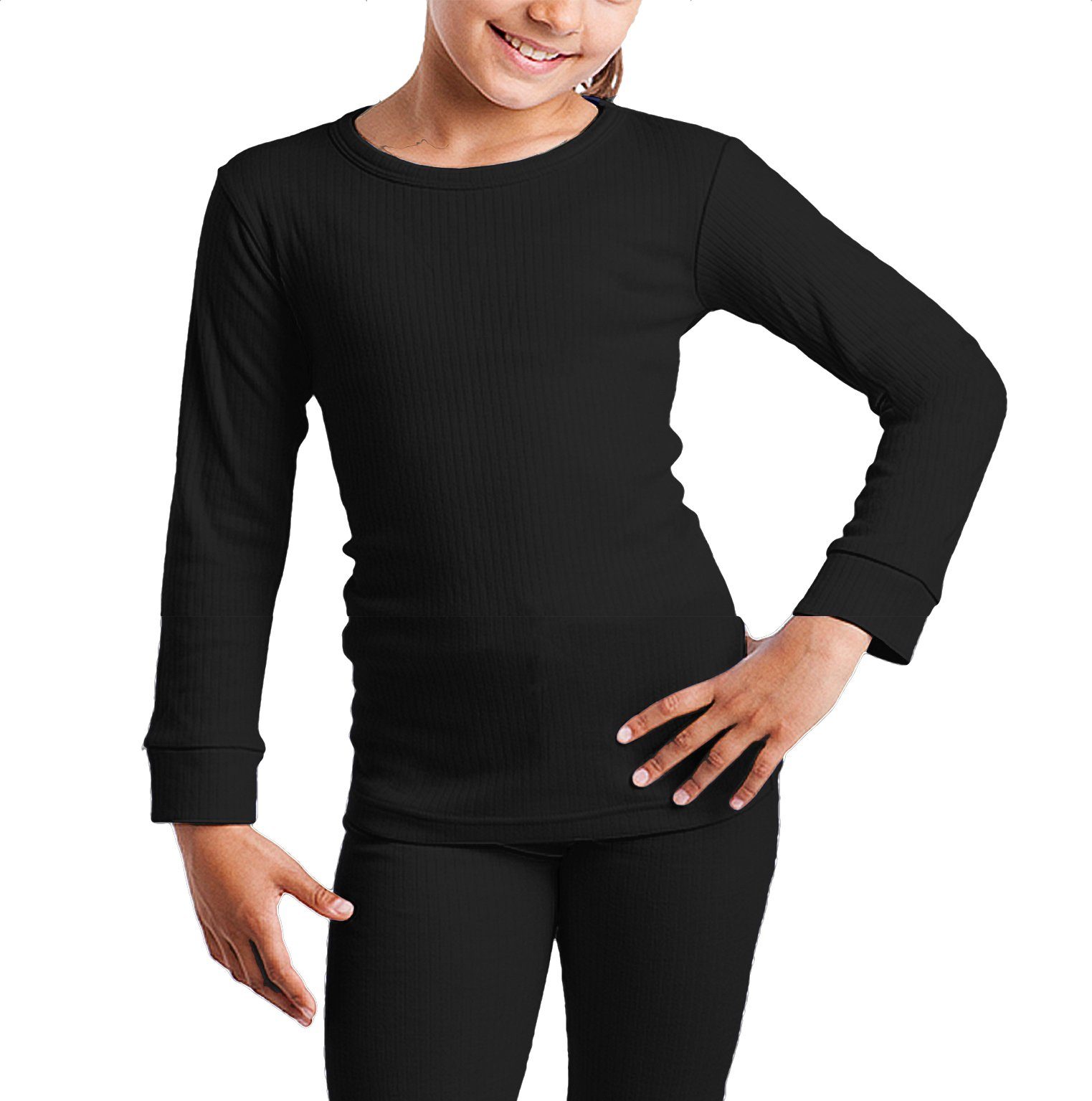 Cocain underwear Thermounterhose Warme lange Kinder Thermo Ski Unterwäsche lang Unterhose Unterhemd 100 (Packung, 2-St) warm weich gemütlich