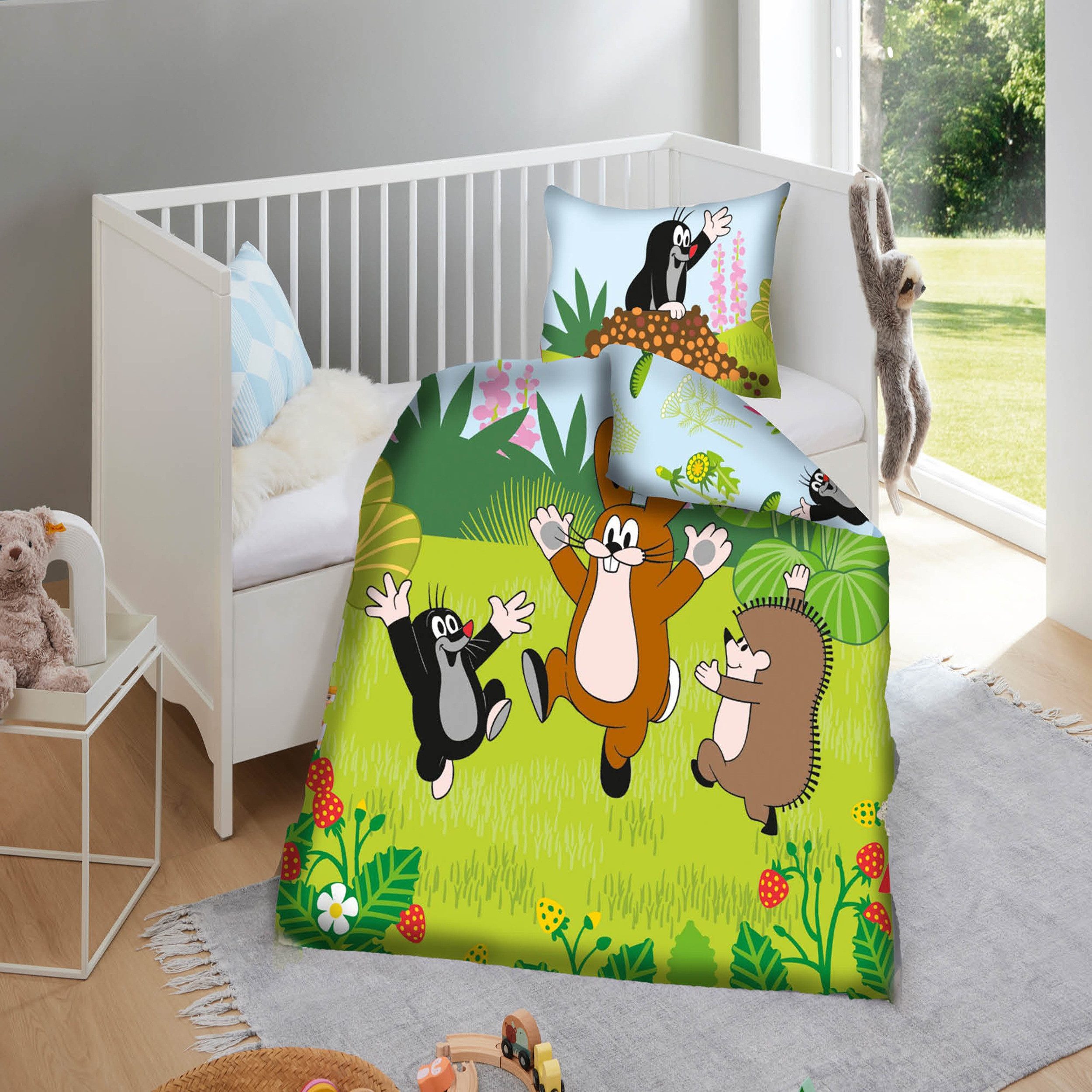 Familando Babybettwäsche Der Kleine Maulwurf Babybettwäsche 100x135+40x60 c günstig online kaufen