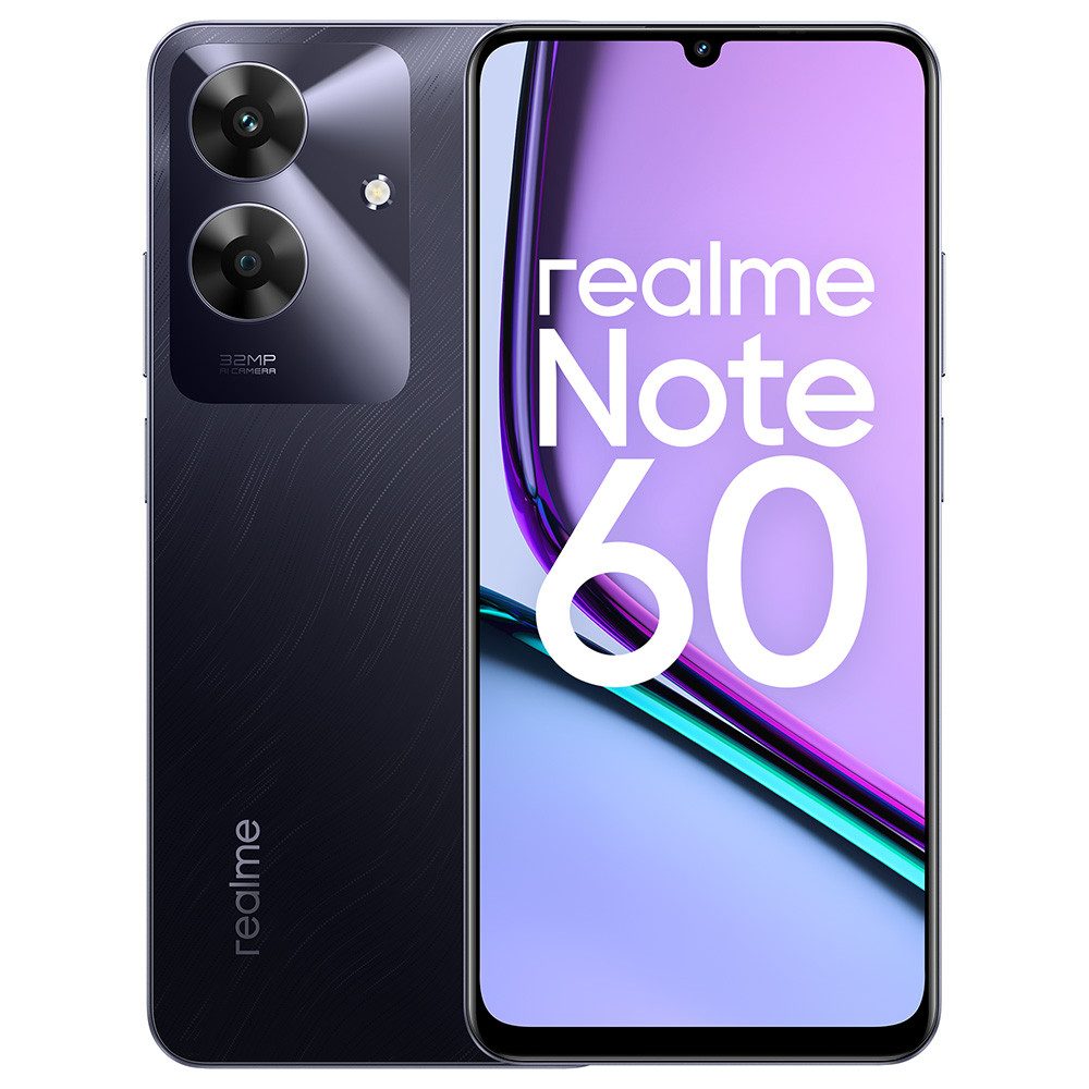 Realme Note 60 4G Smartphone (17,11 cm, 32 MP Kamera, 5000-mAh-Akku, 32-MP-Kamera)