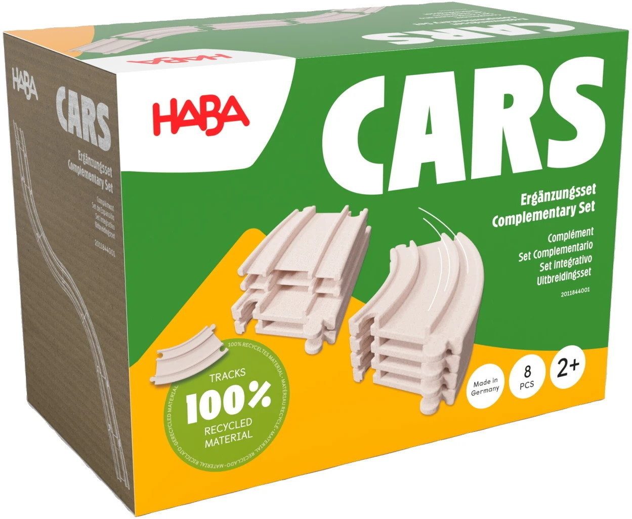 Haba Kugelbahn Kugelbahn Cars Ergänzungsset 8-teilig 2011844001