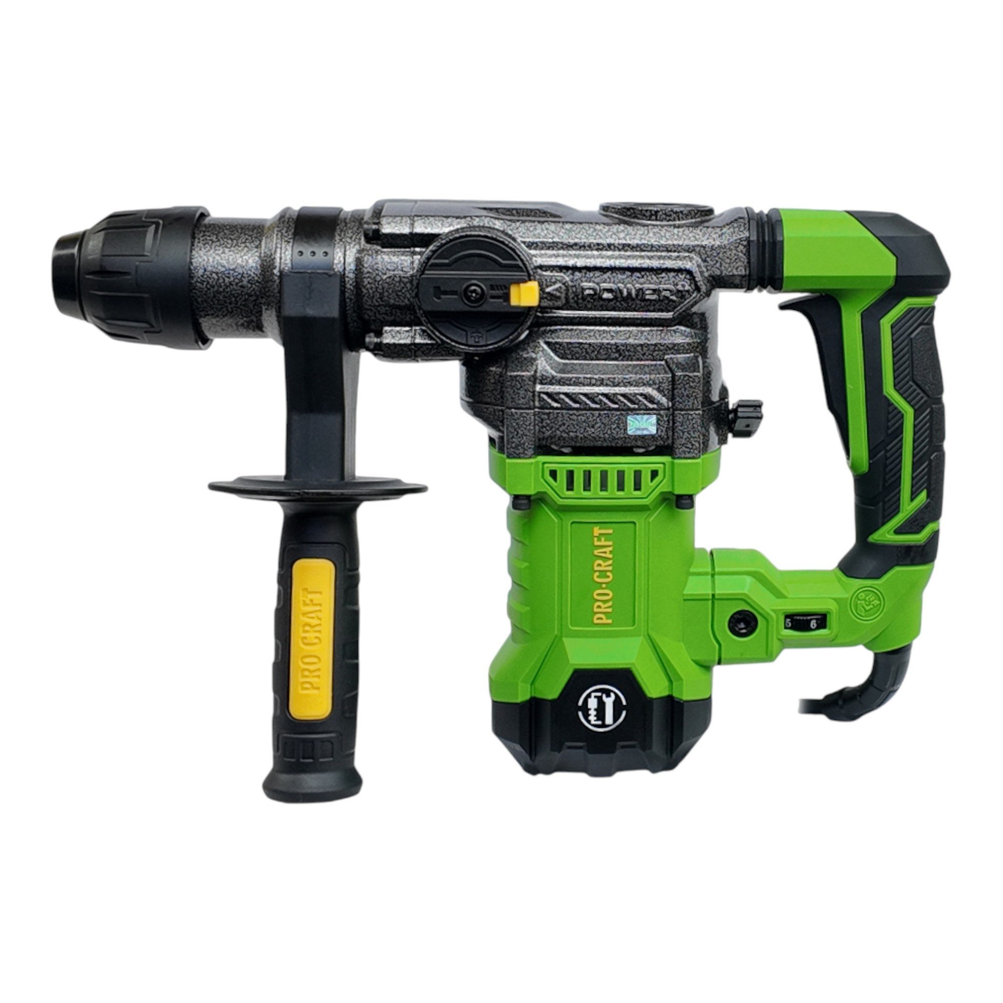 PRO CRAFT Kombihammer Procraft BH1800 Kombihammer 1500 Watt 5,5 Joule SDS-Plus