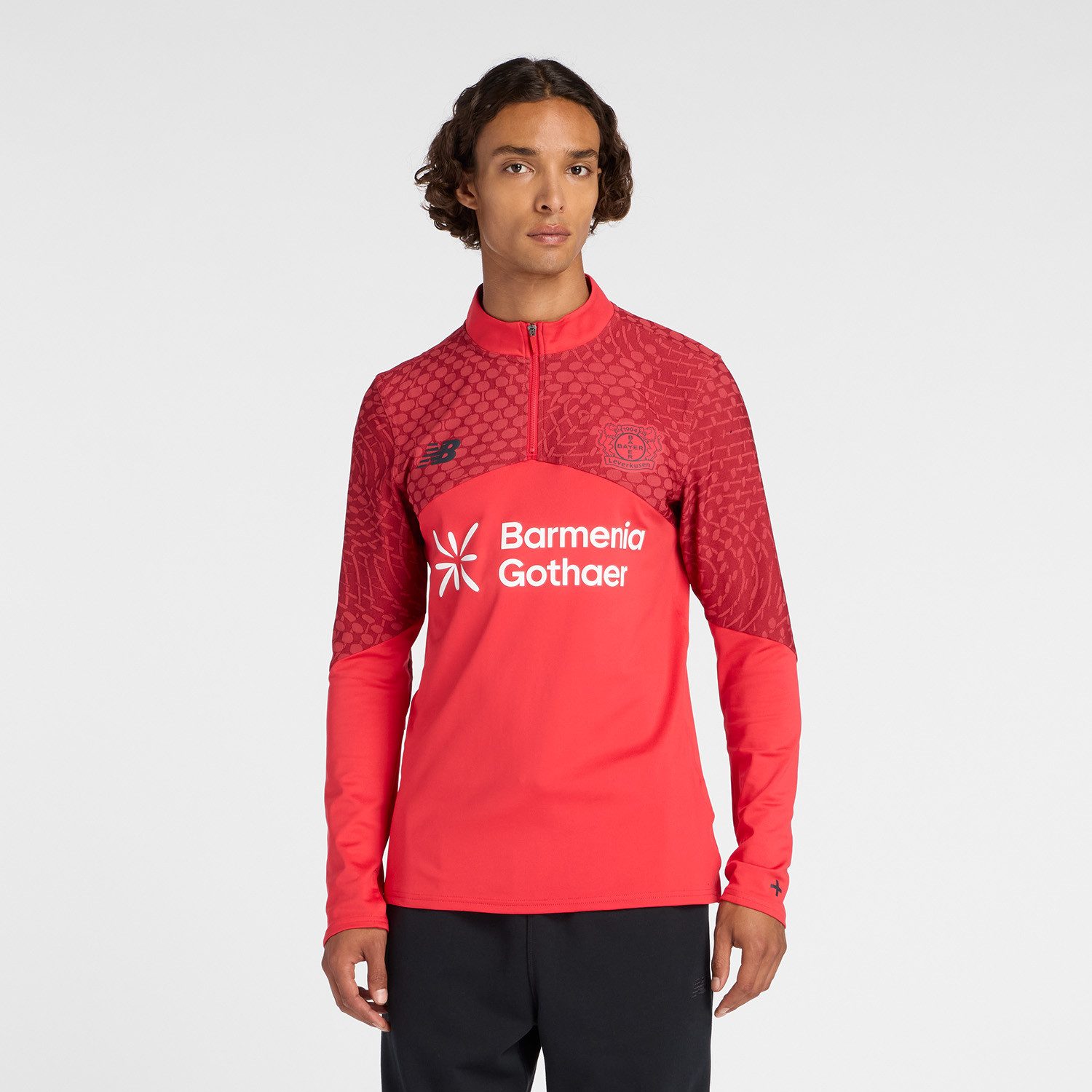 New Balance Trainingsshirt BAYER 04 LEVERKUSEN MIDLAYER für Erwachsene, spo günstig online kaufen