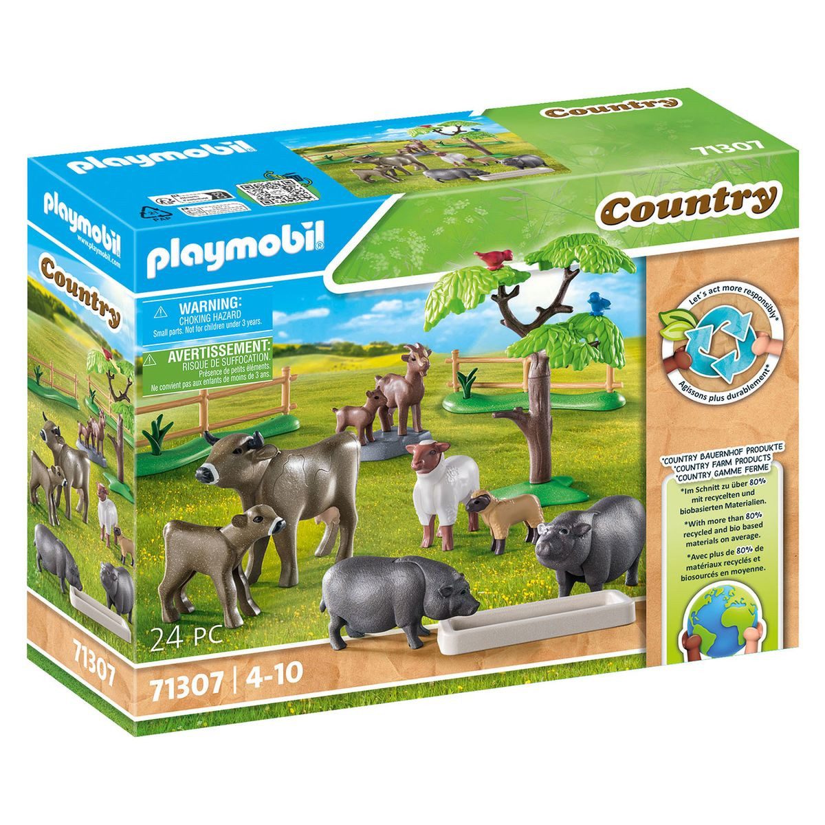 Playmobil® Spielwelt PLAYMOBIL® 71307 - Country - Bauernhoftiere