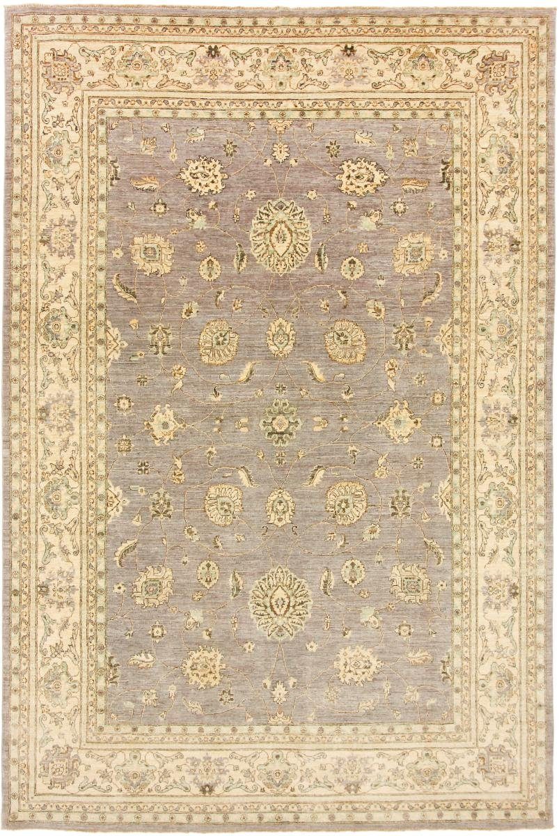 Orientteppich, Handgeknüpfter 208x306 Nain Höhe: Ziegler 6 Farahan rechteckig, Orientteppich Trading, mm