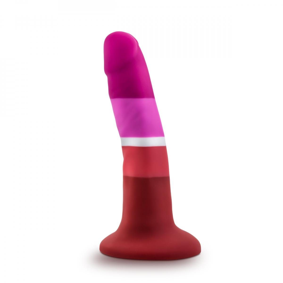 mit Bunt Dildo Avant Silikon-Dildo - Saugnapf