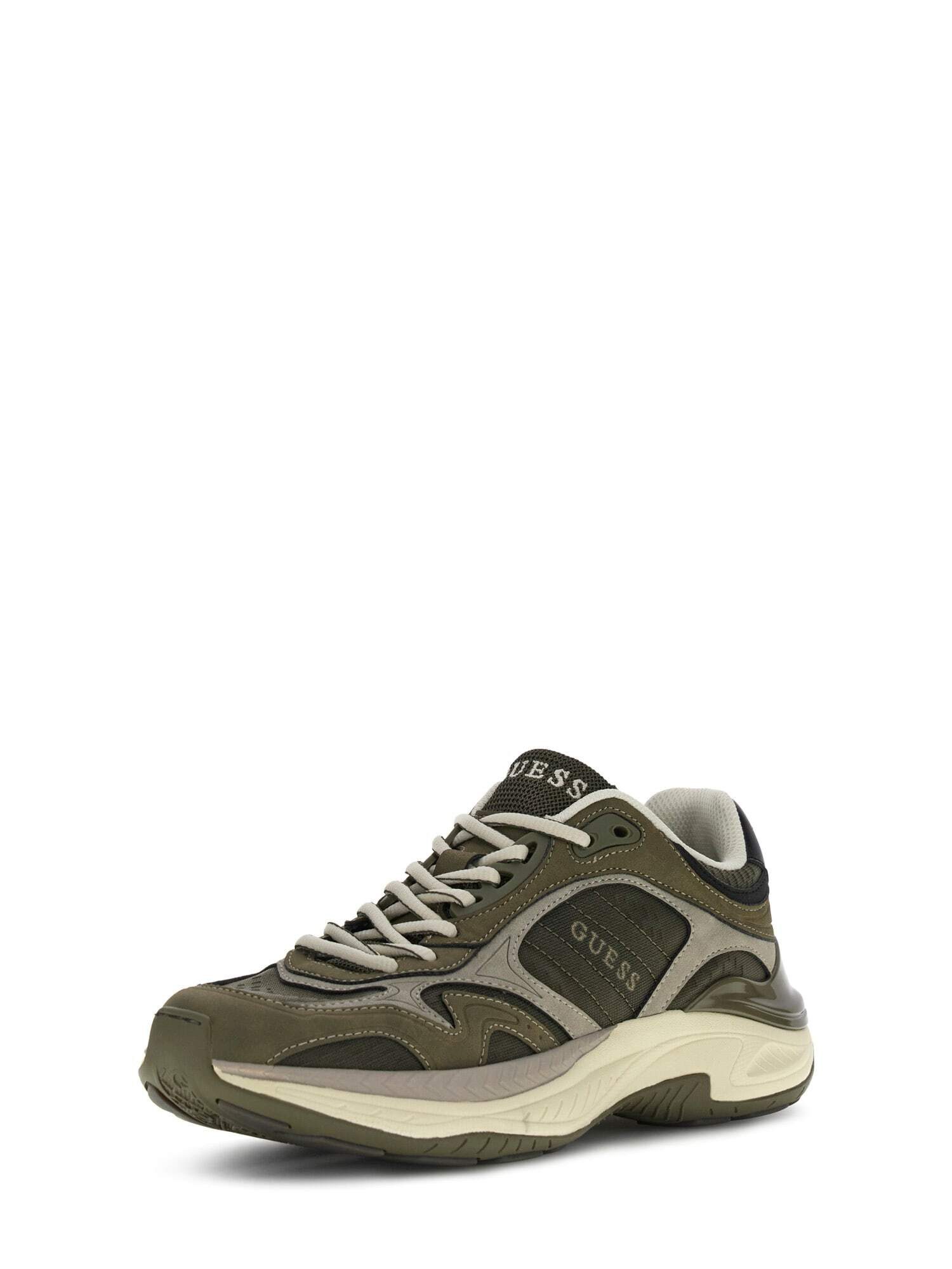 Guess SQUAN3 Sneaker Freizeitschuh, Halbschuh, Schnürschuh, mit Kontrastbesätzen