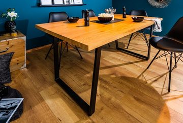 riess-ambiente Esstisch LOFT 160cm natur, Eichen-Optik · Kufen-Gestell · Küchentisch · Industrial Design