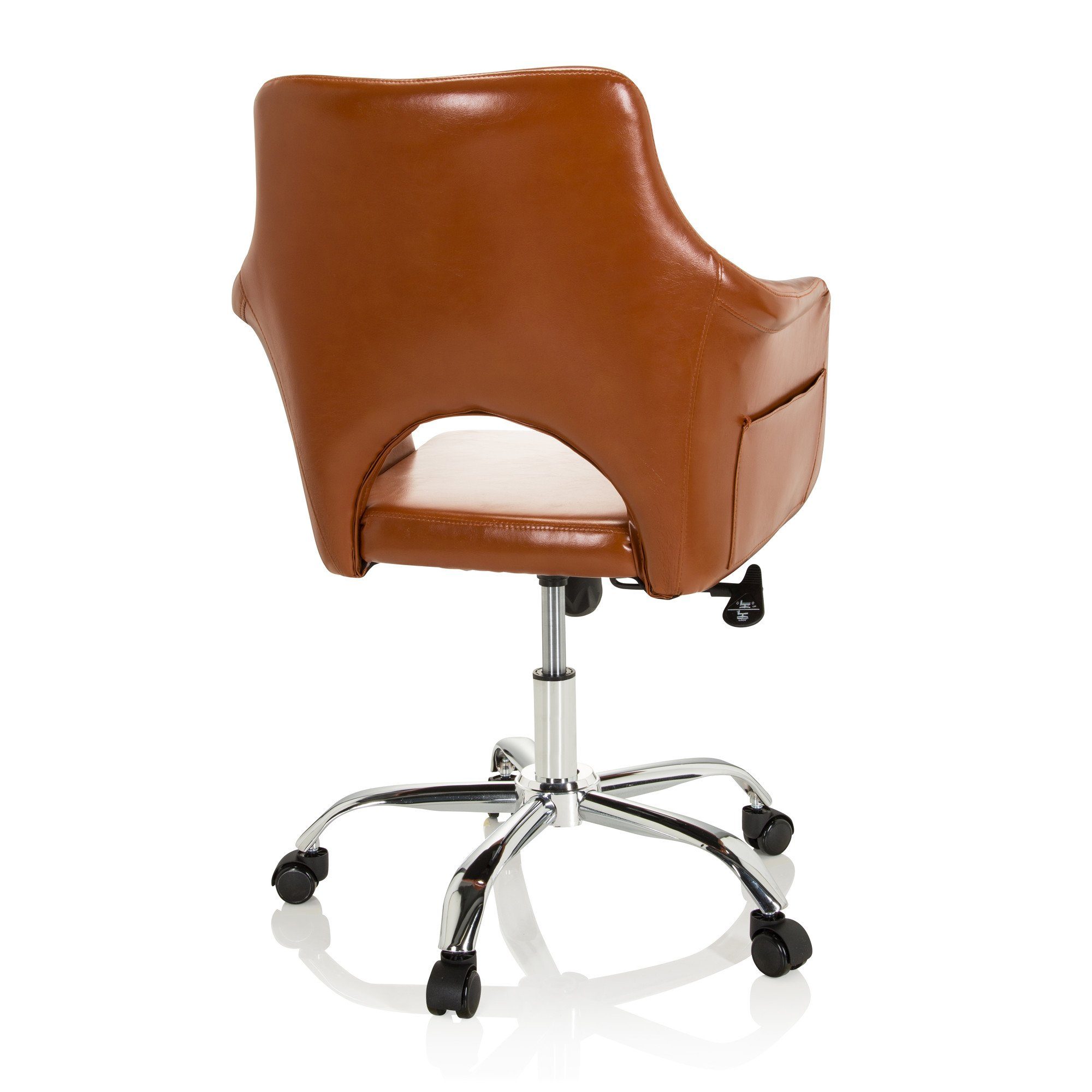 Kunstleder MyBuero Bürostuhl Cognac RELAX Office St), Home ergonomisch Drehstuhl Schreibtischstuhl (1 ZH