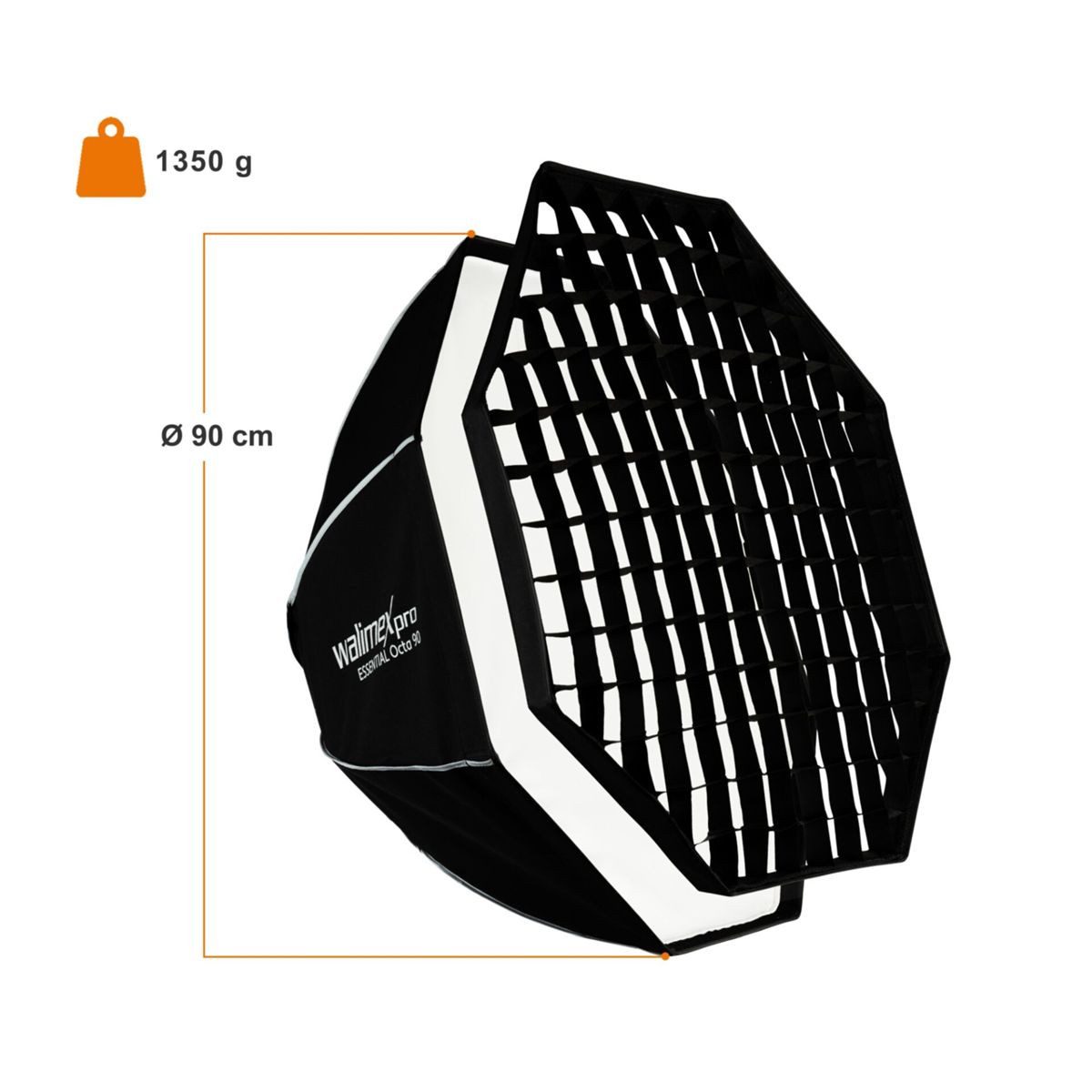 walimex pro Softbox Essential Octa 90 Blitzgerät