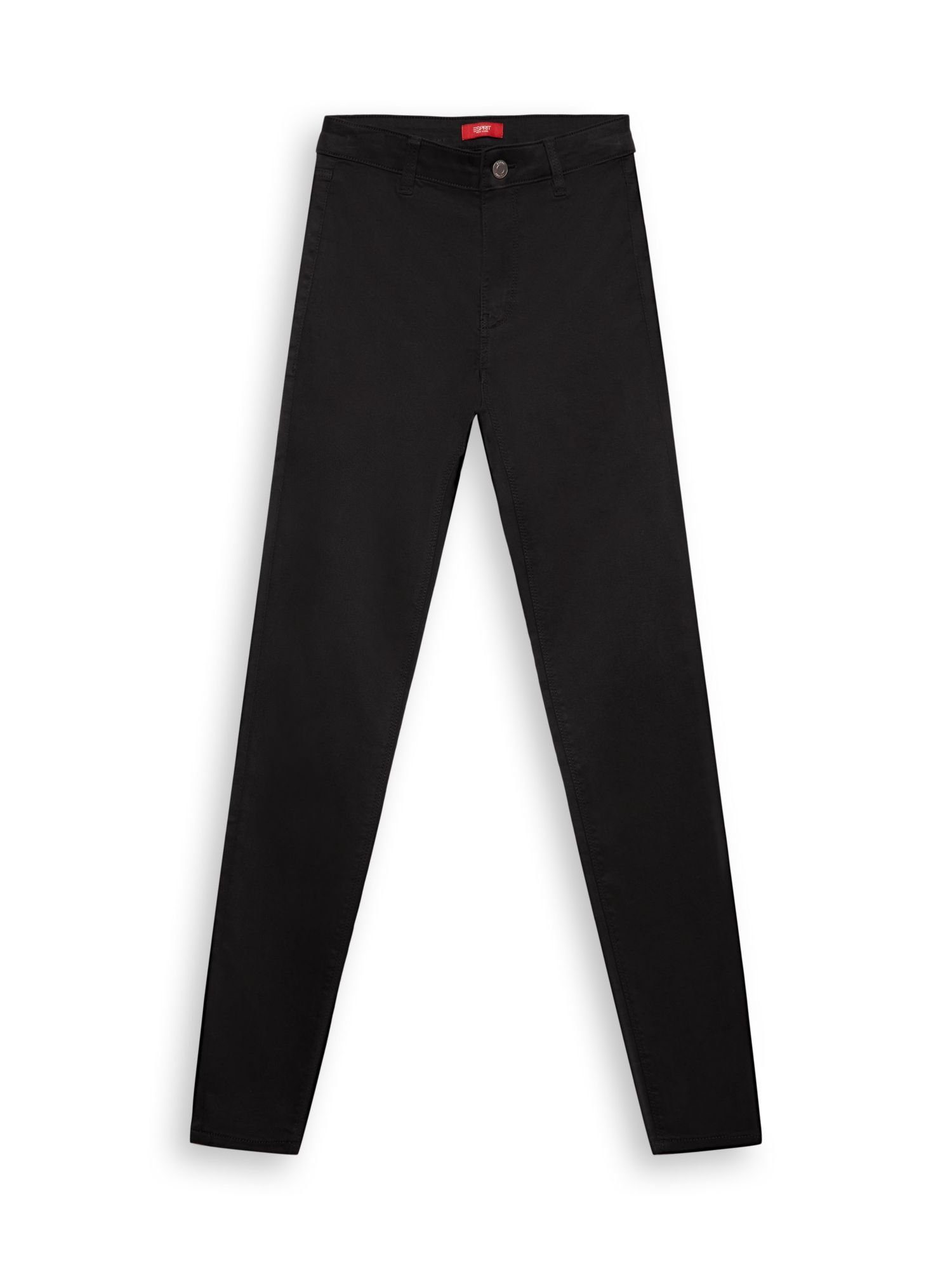 mit Bundhöhe Skinny by Esprit Stretch-Hose BLACK mittlerer Jeans edc