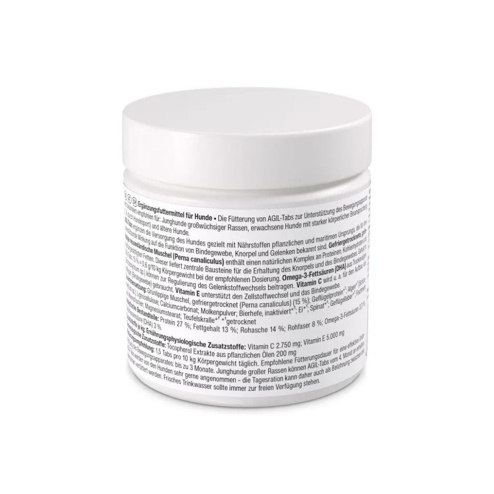Belcando Vetline Agil Tabs zur Unterstützungs des Bewegungsapparats, Ergänzungsfuttermittel für: Hunde